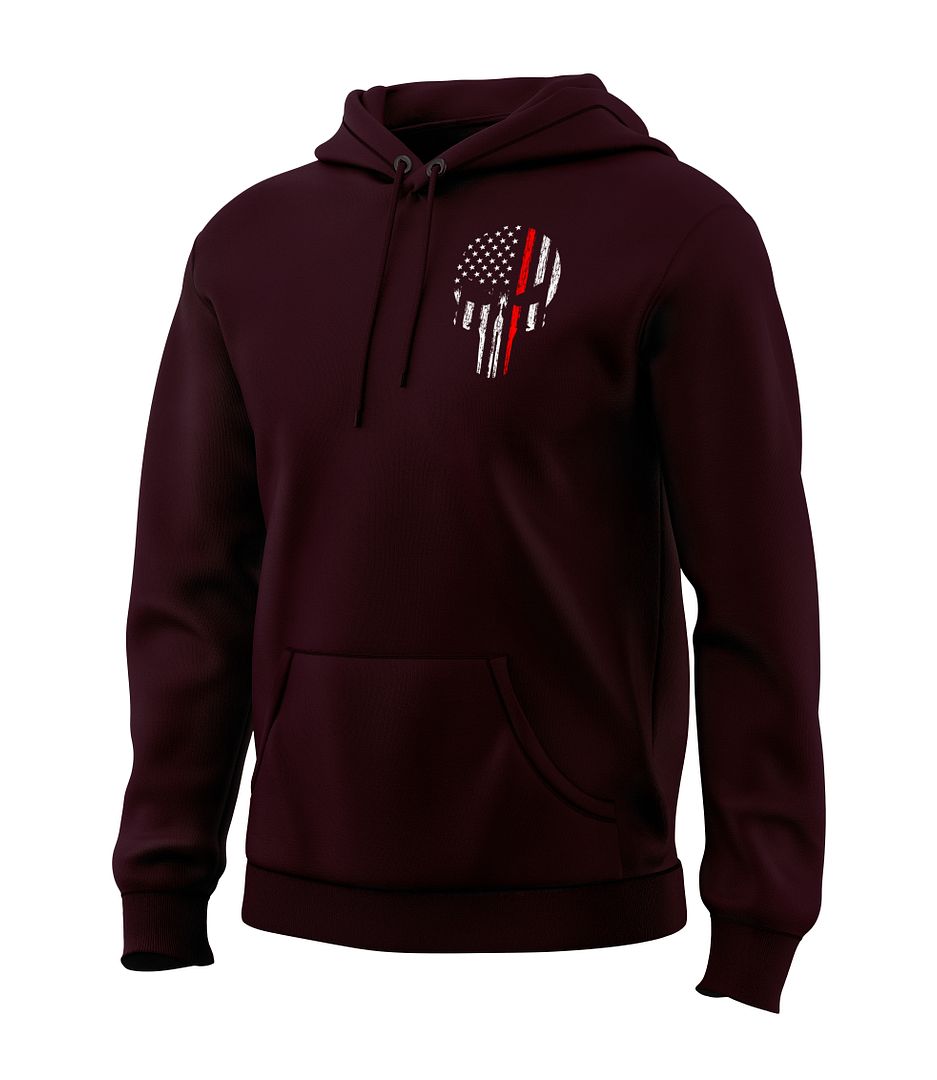 Red Line Skull Sweatshirt