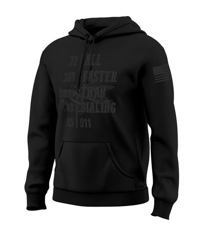 Faster Than Dialing 911 Stealth Sweatshirt