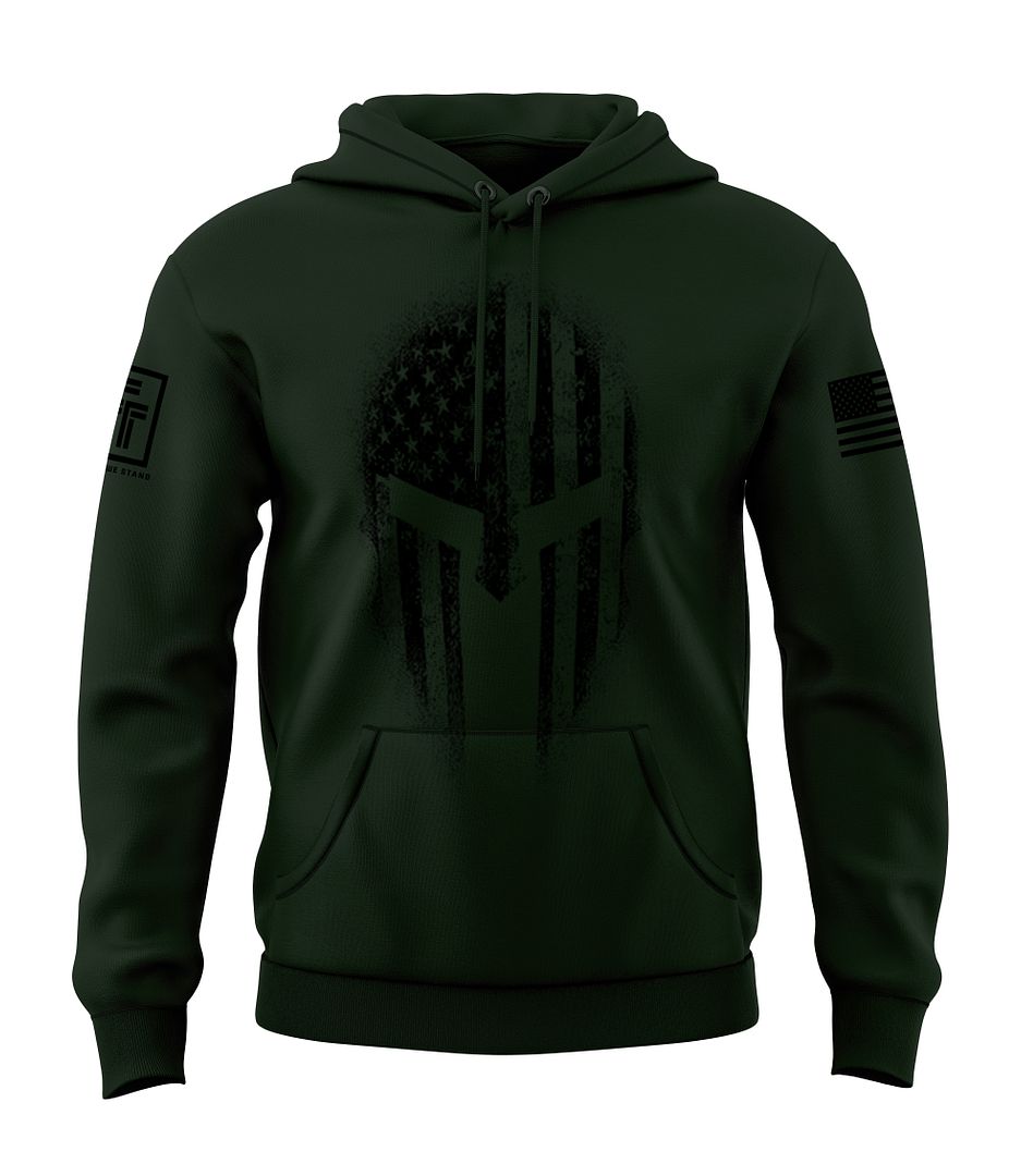 American Flag Spartan Sweatshirt