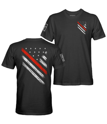 Red Line Flag T-Shirt