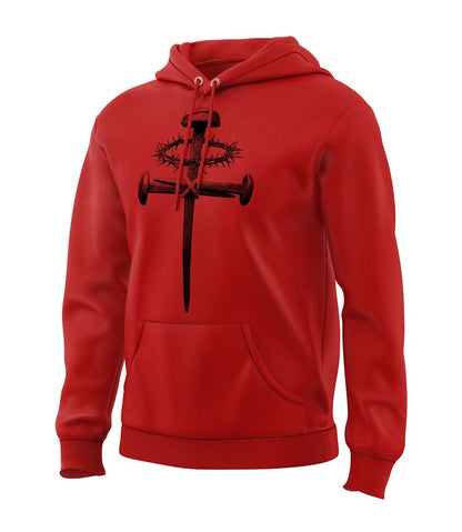 Forged Victory: Nail & Cross Sweatshirt